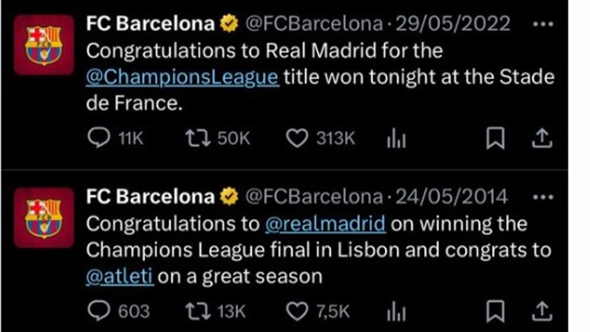 Los memes se ríen del Barcelona tras la victoria del Real Madrid en la Champions