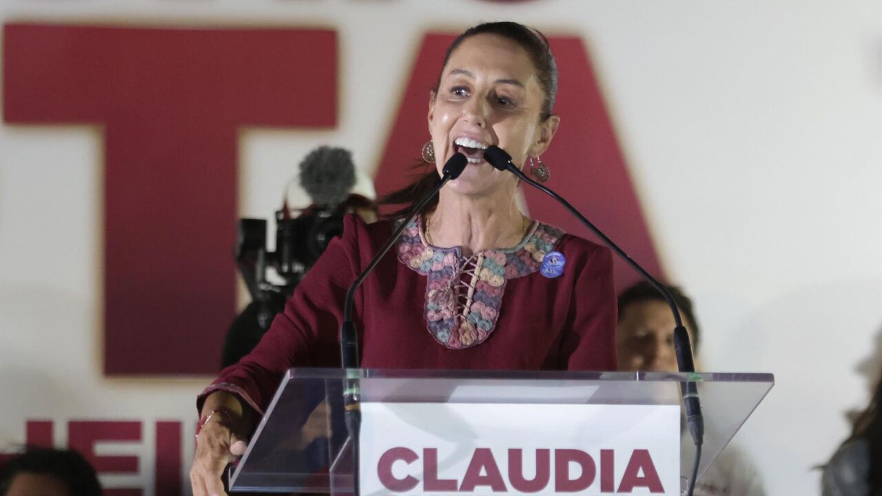 メキシコ大統領選挙で左派クラウディア・シェインバウム氏が圧勝