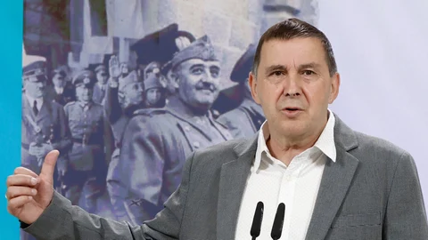 El coordinador general de EH Bildu, Arnaldo Otegui,