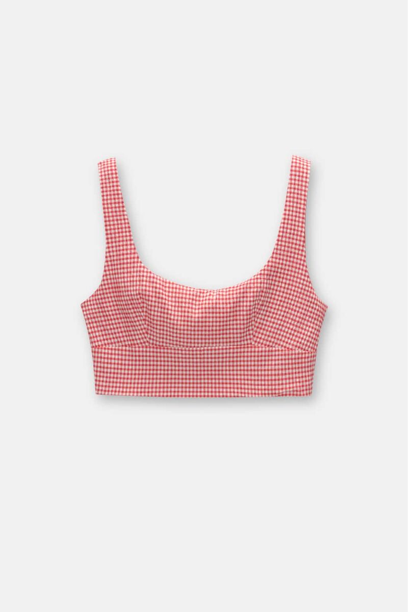 Crop top cuadros vichy