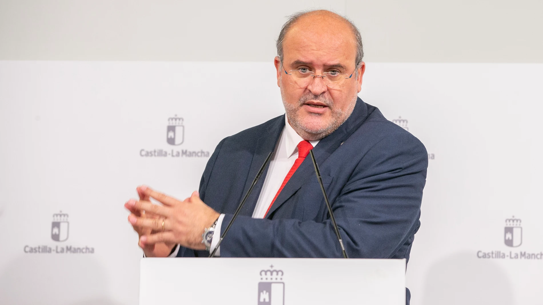 El vicepresidente primero del Gobierno de Castilla-La Mancha, José Luis Martínez Guijarro