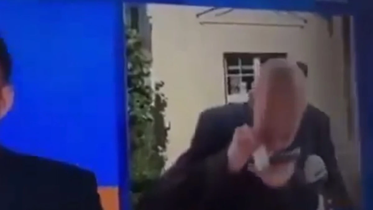 El vídeo del reportero ucraniano que apareció en televisión consumiendo cocaína
