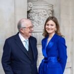 Alberto II de Bélgica y la princesa Elisabeth