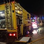Incendio en garaje 