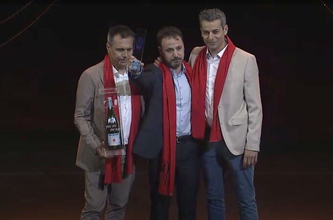 Oriol Castro, Eduard Xatruch y Mateu Casañas, del restaurante Disfrutar