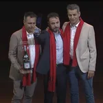 Oriol Castro, Eduard Xatruch y Mateu Casañas, del restaurante Disfrutar