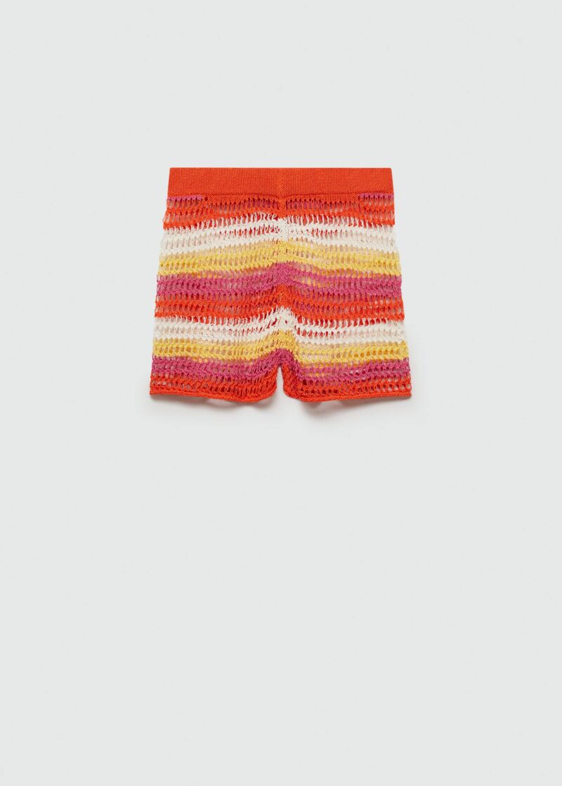 Shorts de crochet.