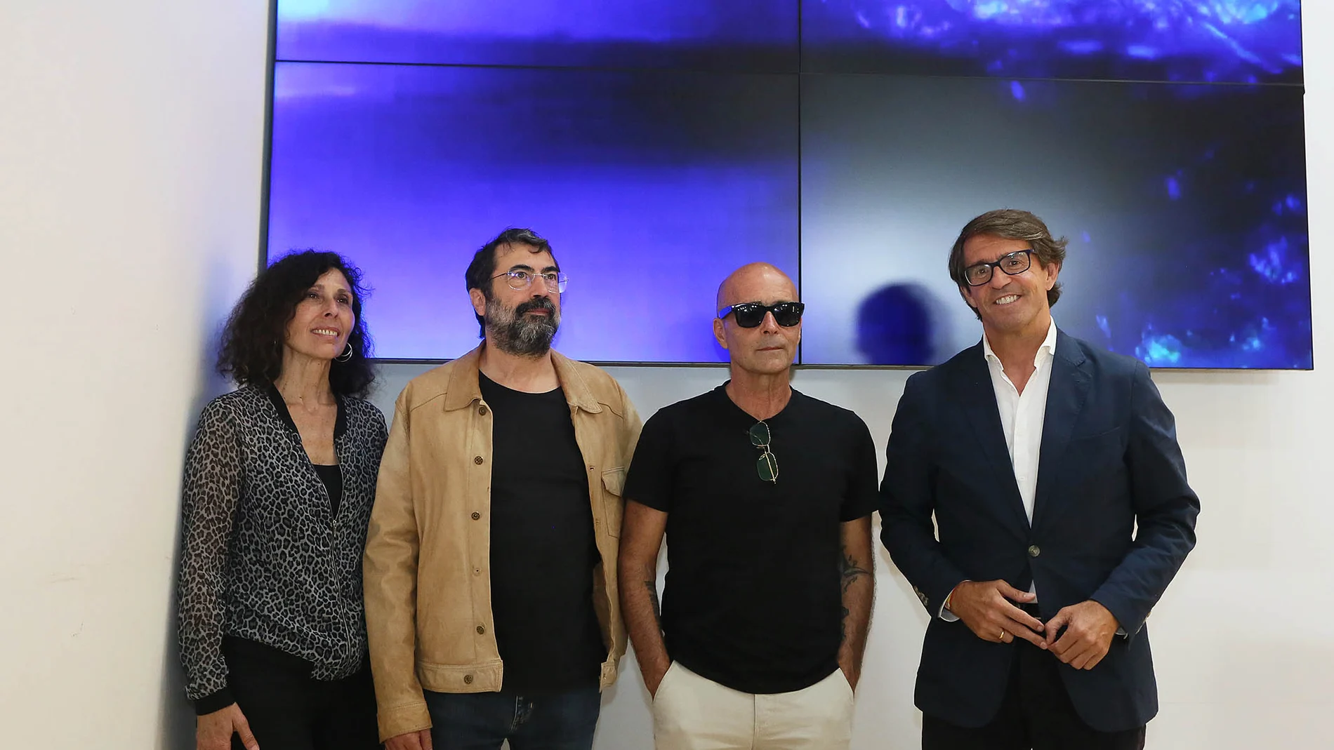 Cristina Martínez, Julián Sanz, Javier Corcobado y Juan de Dios Navarro hoy en la Diputación de Alicante