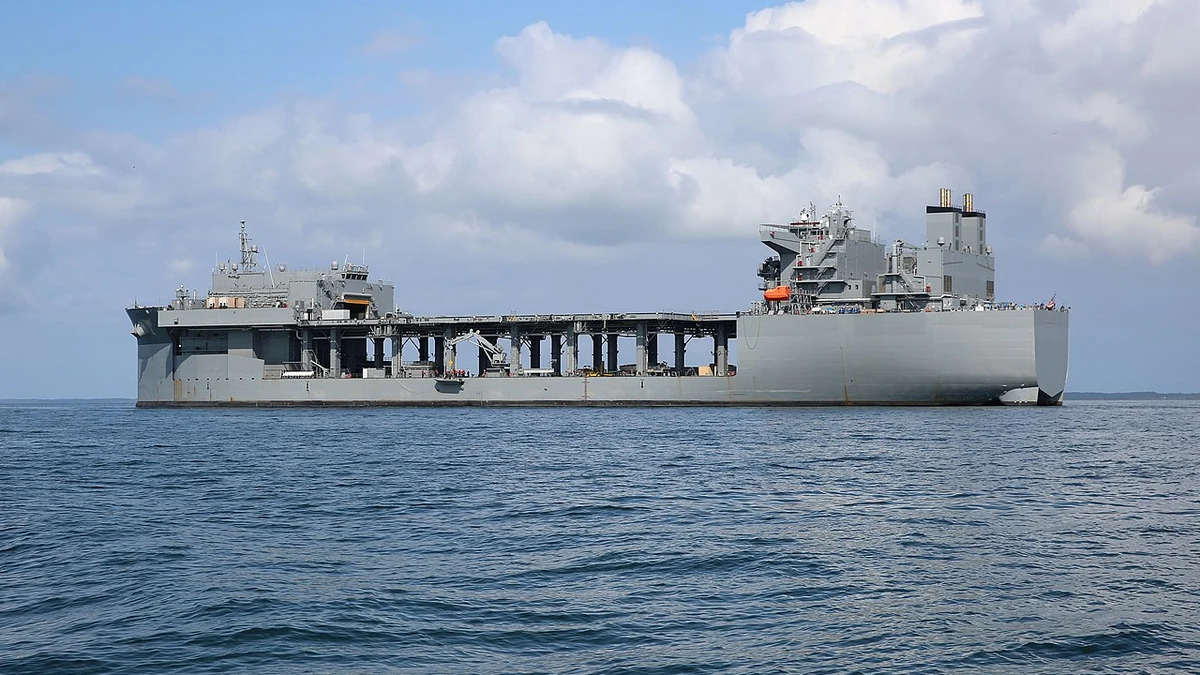 ¿Qué son las Bases Marítimas Expedicionarias, los gigantescos buques de guerra estadounidenses como el que ha llegado a Málaga?