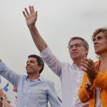 Mazón y Feijóo esta tarde en el cierre de campaña en Valencia