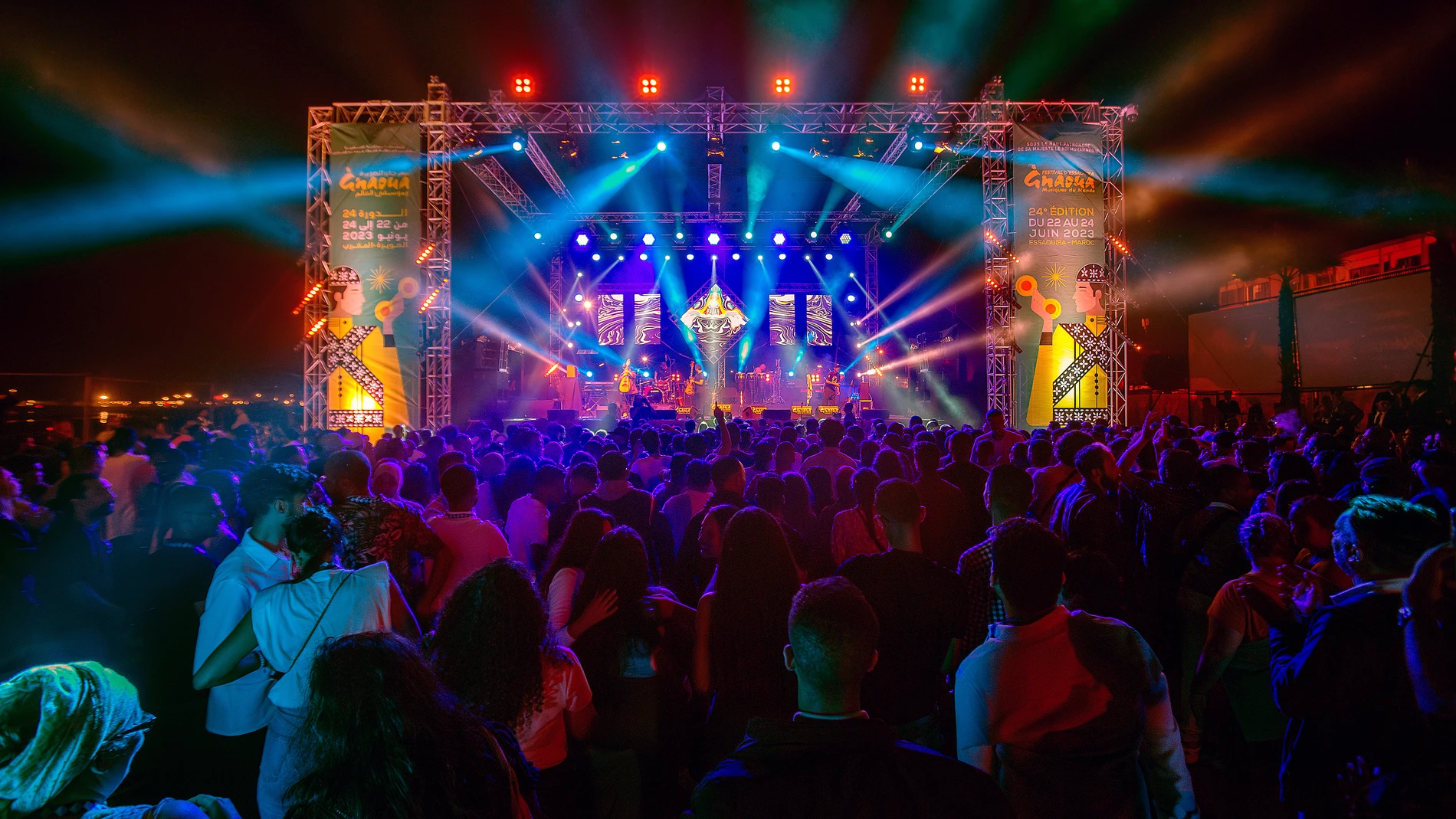 Imagen del Festival Gnaoua de Essaouira, Marruecos