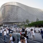 La zona del Santiago Bernabéu