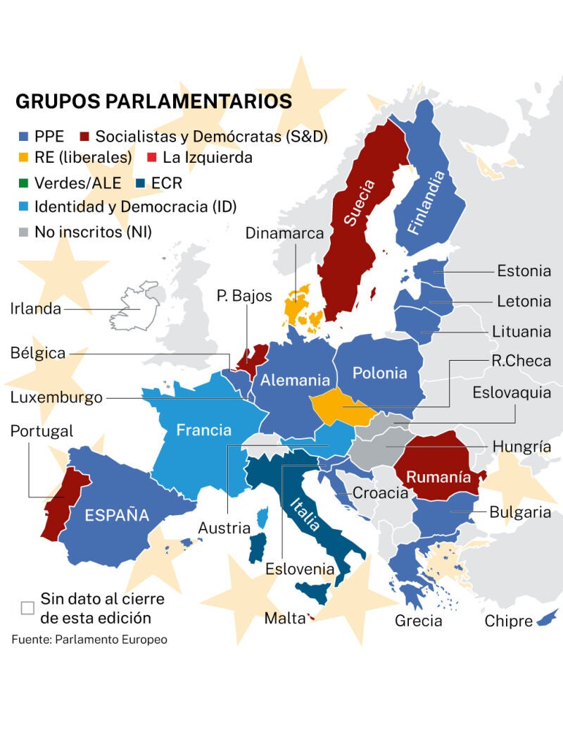 Mapa elecciones europeas 2024