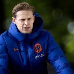 De Jong, en la concentración de Países Bajos