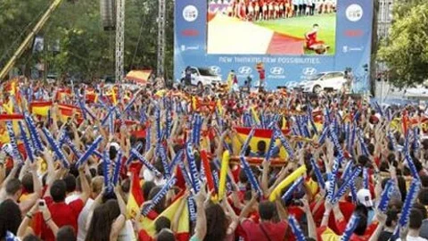Pantalla gigante para ver a la selección