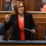 Mónica García en una comparecencia en el Congreso de los Diputados