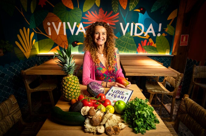 Mada Madariaga, chef especializada en comida vegana y escritora de “Ole Vegan”. © Jesús G. Feria. © Jesús G. 