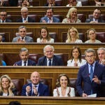 Pleno del Congreso. Sesión de control al gobierno. Asisten Pedro Sanchez, Alberto Nuñez Feijoo, Yolanda Diaz ©