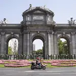 MADRID.-La Puerta de Alcalá se llenará de flores para el 10º aniversario de la coronación de Felipe VI