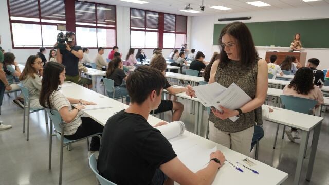 Prueba de la EBAU en la Universidad de Valladolid