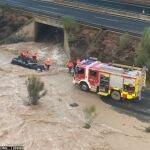 El "112" gestiona cerca de medio millar de asuntos relacionados con las tormentas este miércoles