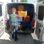 La Guardia Civil detiene a ocho personas por el robo de 25.000 kilos de naranjas tras interceptar un furgón en Carmona (Sevilla)