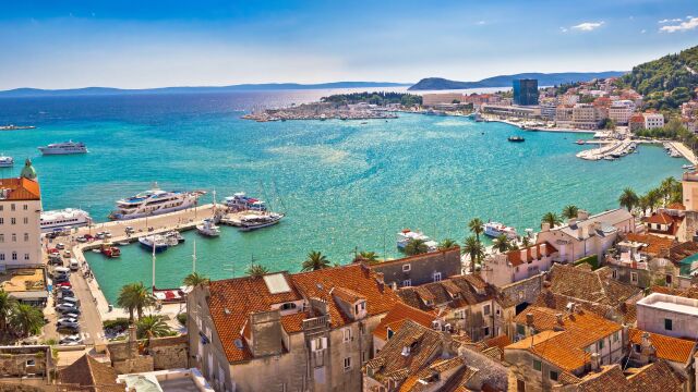 Panorámica de Split, Croacia