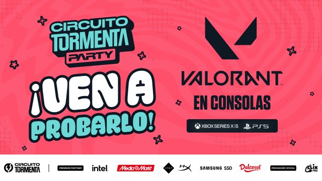 CT Party, el próximo evento de Circuito Tormenta donde los asistentes probarán el nuevo VALORANT Consolas