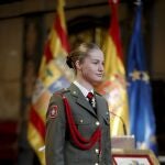 La princesa de Asturias, Leonor de Borbón, asiste a uno de los homenajes que recibió por parte de las principales instituciones aragonesas y de Zaragoza