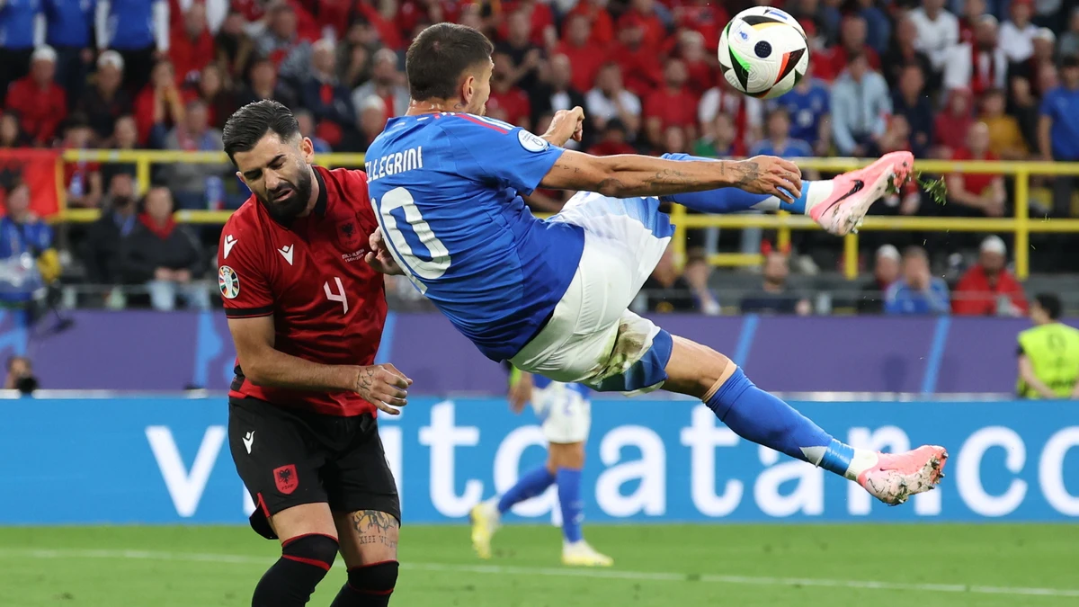 Italia encaja el gol más rápido en la historia de las Eurocopas (vídeo) y reacciona a lo grande para ganar a Albania 2-1