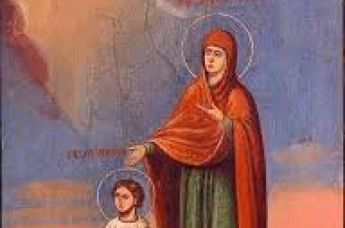 Santa Julita y su hijo Quirico