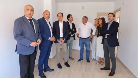 Inauguración de dos nuevas viviendas en Alaejos (Valladolid)