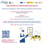Programa del I Encuentro sobre digitalización destinado al sector Primario en Salamanca