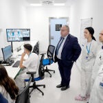 El consejero durante una reciente visita al Hospital Clínico de Valladolid