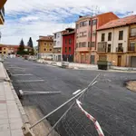 La parte ya reurbanizada de la nueva calle que unirá el Espolón y La Palomera en León