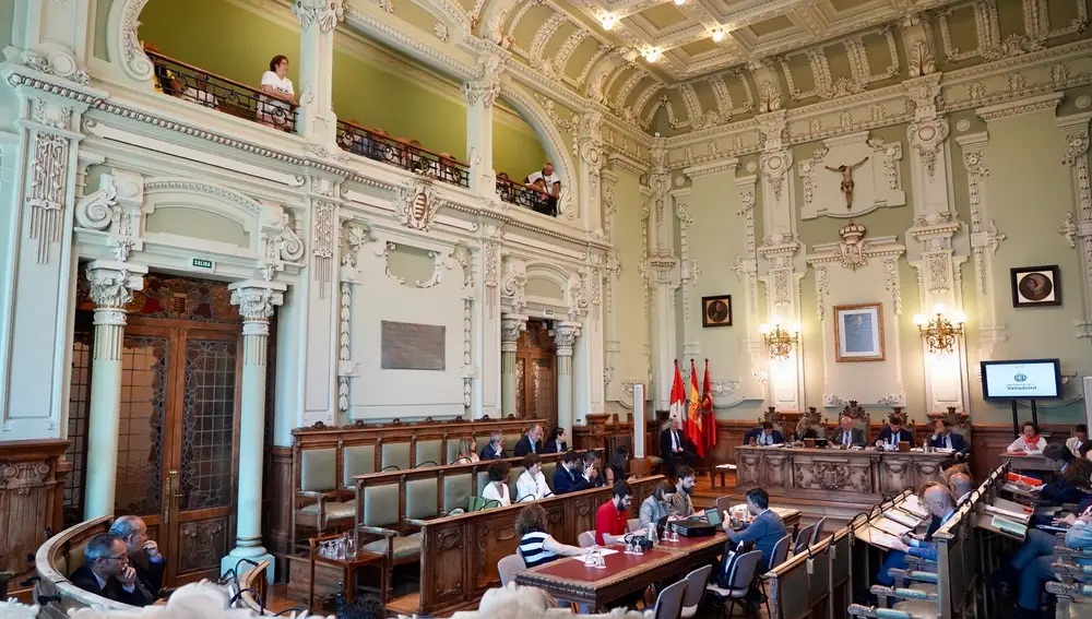Pleno Extraordinario en el Ayuntamiento de Valladolid