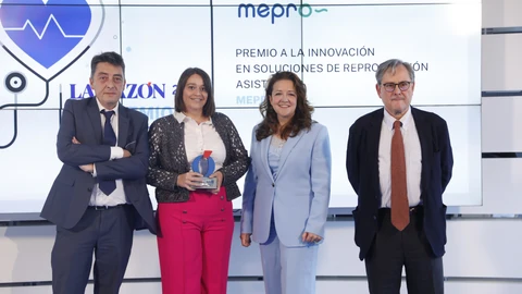 Nerea Subirán, junto a Sergio Alonso, Fátima Matute y Francisco Marhuenda