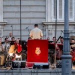 Concierto de la Unidad de Música de la Guardia Real con motivo del X aniversario de la proclamación del rey Felipe VI