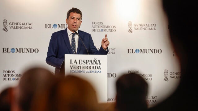 Mazón propone que las autonomías puedan actuar sobre impuestos como el IVA