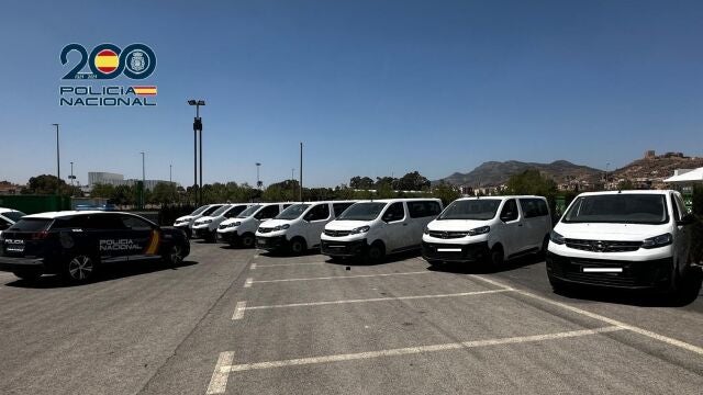 Sucesos.- Arrestado un hombre en Lorca (Murcia) por no devolver nueve furgonetas a una empresa de alquiler de Madrid
