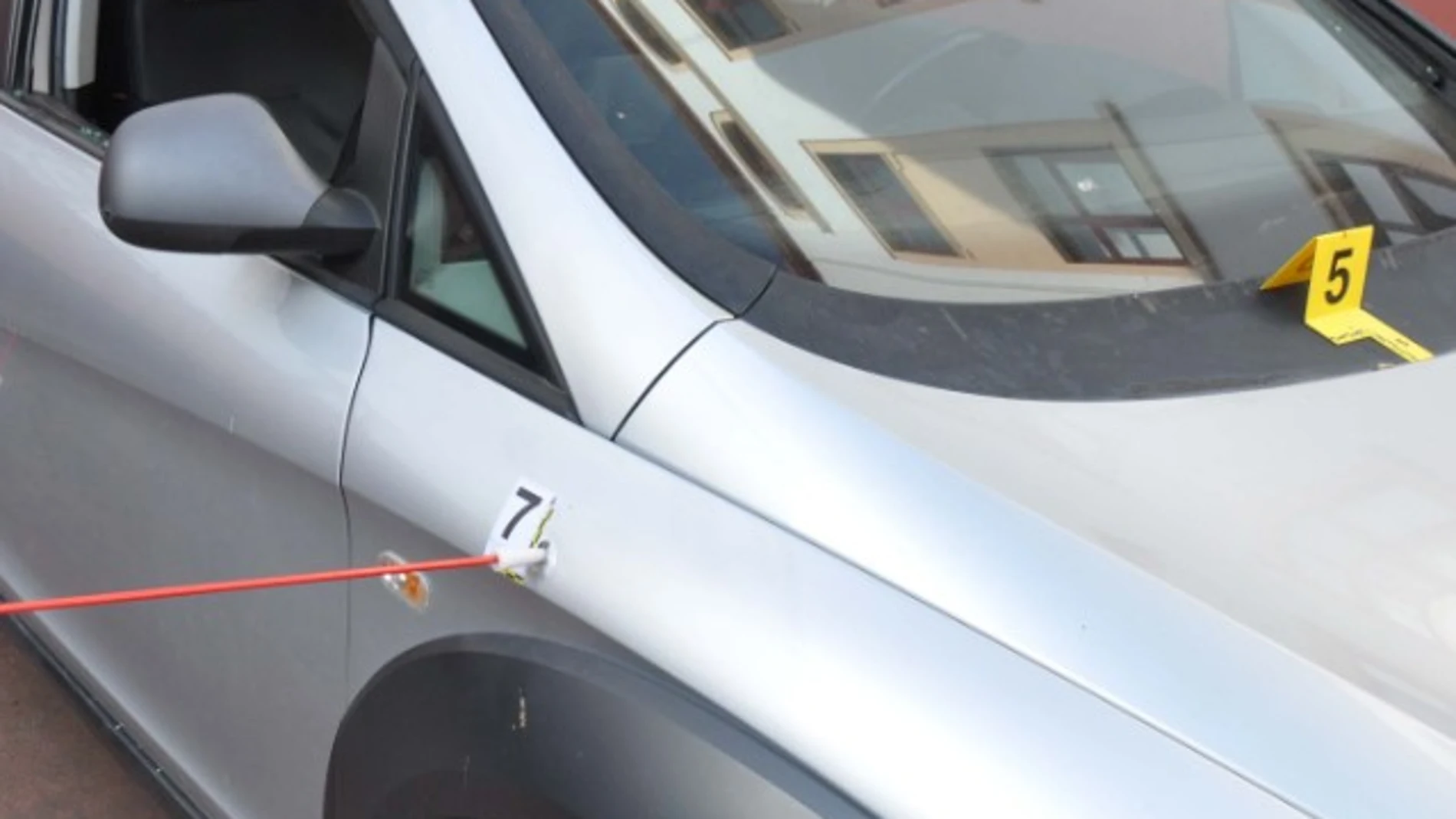 El coche de la víctima