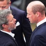El Rey Federico X de Dinamarca y el príncipe Guillermo en Alemania, durante la Eurocopa de 2024