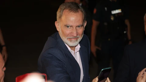 Actos por el X aniversario de la proclamación del Rey Felipe VI. Proyección de un videomapping en el Palacio Real