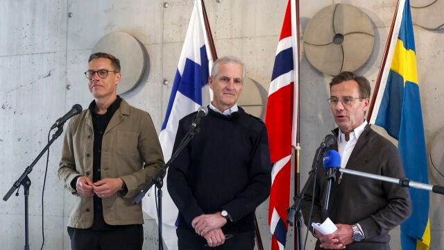 Norwegian PM Store meets Swedish PM Kristersson and Finnish President Stubb