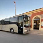 Autobús que ofrece Renfe para cubrir el trayecto a Madrid
