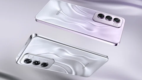 Versión en purpura y plata del Oppo Reno 12 Pro