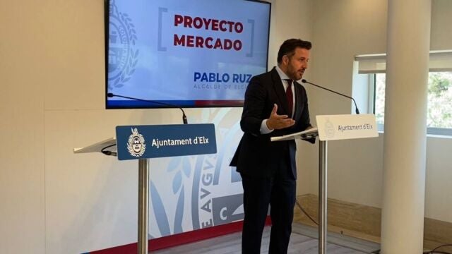 El alcalde de Elche, Pablo Ruz, del PP, en una imagen de archivo