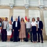 Acto de hermanamiento entre Palencia y el Loira con la presencia de Ángeles Armisén