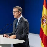 Feijóo se muestra satisfecho por el acuerdo alcanzado con el PSOE sobre el CGPJ