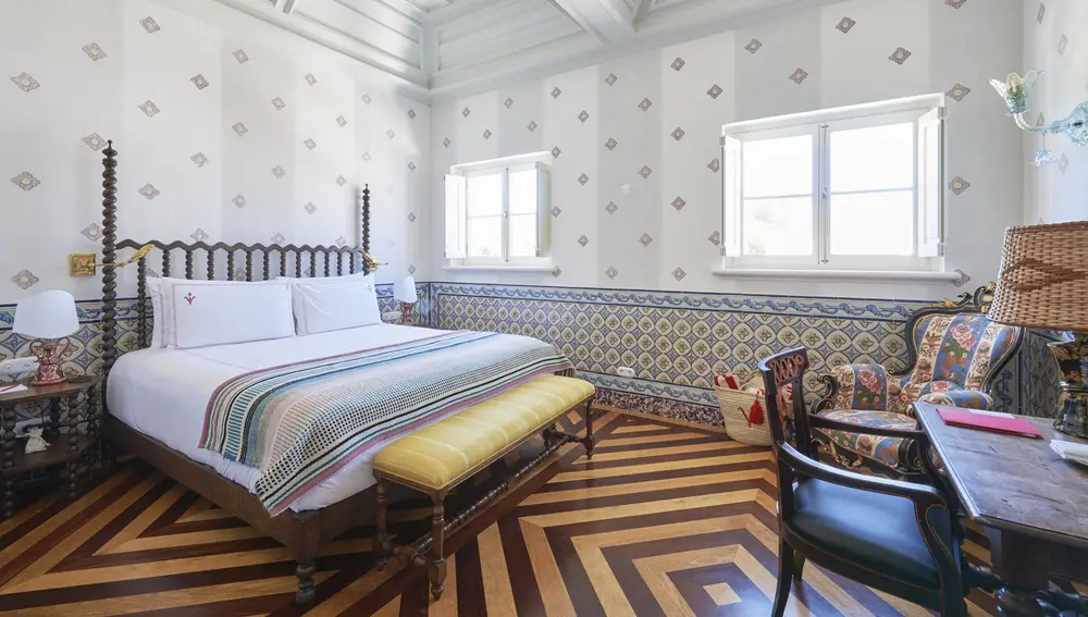 Detalle de una de las habitaciones